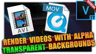 How To Render A Video With A Transparent Background in VEGAS Pro 17 👨‍🏫 VEGAS Tutorial #78