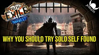 [Path of Exile] - Why You Should Try Solo Self Found (and how it will improve your game knowledge)