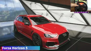 Audi RS4 Avant 2018 Forza Horizon 5 Extreme Graphics RTX 3070 TI Logitech G29