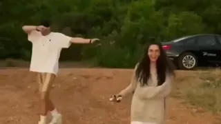 A new fun video has arrived from the couple Ebru Şahin Cedi Osman!Ebru Şahin Cedi Osman çifti den