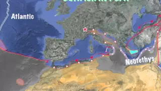 Plate tectonics of Europe for the last 300 millons years