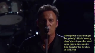 Bruce Springsteen and Tom Morello The Ghost of Tom Joad