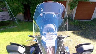 Honda Forza 300: Plexi (windshield) PUIG V-TECH LINE TOURING - montáž + test za jízdy