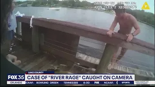 Case of 'river rage' caught on camera