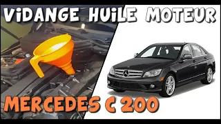 [Mercedes c200] Vidange huile moteur + Filtre