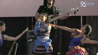 Milena Warthon estuvo en la Fiesta de la Niñez en Arica