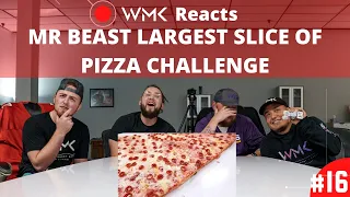 MR BEAST ATE THE LARGEST SLICE OF PIZZA REACTION VIDEO (JOEY CHESTNUT) -WMK Reacts