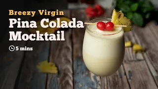Pina Colada Mocktail | No-Alcohol Pina Colada | Virgin Mocktail | Mocktail Recipes | Cookd
