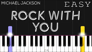 Michael Jackson - Rock With You | EASY Piano Tutorial