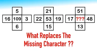 Which Number Replaces The Question Mark ?? || Maths Puzzle for Genius Minds