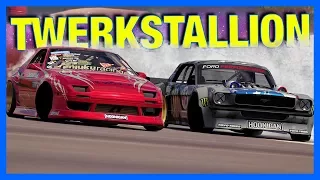 Forza Horizon 3 Online : TWERKSTALLION DRIFT BATTLE!!