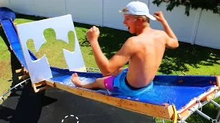 Water Sliding through Impossible Shapes!!