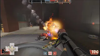 Team Fortress 2 Casual Mode Gameplay (Pyro)