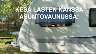 KESÄLOMA ASUNTOVAUNUSSA! // STARTTI