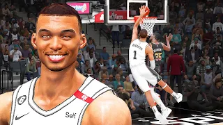 Victor Wembanyama Is A GLITCH in NBA 2K24 Play Now Online