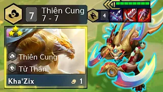 K3SOJU SỬ DỤNG KHA'ZIX TỬ THẦN THIÊN CUNG SIÊU CARRY LEO RANK CỰC KHỎE | DTCL MÙA 11