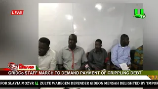 GRIDCo staff march to demand payment of crippling debt