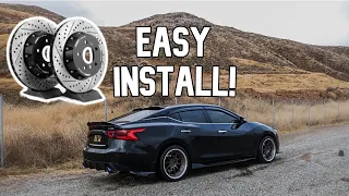 Nissan Maxima Brake Rotors Upgrade 2016-2021 l Easy Installation