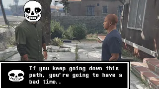 Sans roasts Franklin