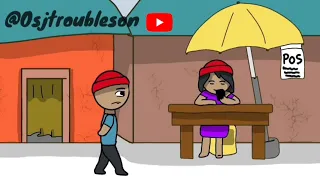 Withdraw ( osj withdrawing 200 naira) funny cartoon