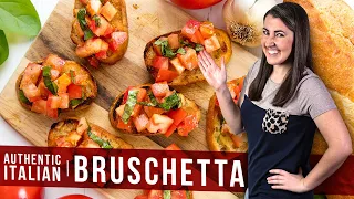 How to Make Authentic Italian Bruschetta | The Stay At Home Chef