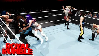 WWE 2K20 30-WOMAN ROYAL RUMBLE MATCH (2021)