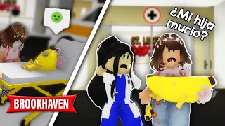 MI HIJA BANANA SE ENFERMO *HISTORIA TRISTE* 😔 | ROBLOX BROOKHAVEN