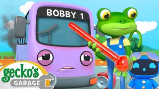 Bobby The Bus Is Sick | Gecko's Garage | Trucks For Children | Cartoons For Kids