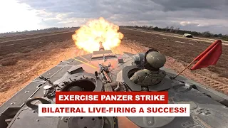 Exercise Panzer Strike - Bilateral live-firing a success!