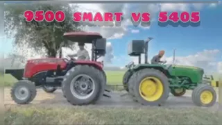 Massey 9500 smart series vs johndeere 5405 |swaraj 969