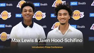 Jalen Hood-Schifino & Maxwell Lewis Introductory Press Conference