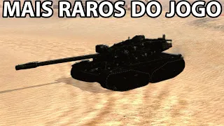 Top 3 tanques MAIS RAROS e JOGANDO com eles | WoT Blitz