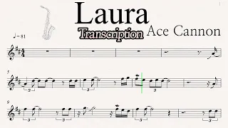 Ace Cannon - Laura (Transcription)