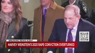 Harvey Weinstein’s 2020 rape conviction overturned by NY appeals court