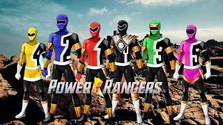 I created my own Power Ranger team