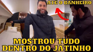 Gusttavo Lima MOSTROU o JATINHO por DENTRO e até DETALHES da Andressa Suita Kk