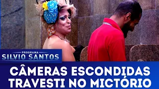 Travesti no Mictório - Drag in the Restroom | Câmeras Escondidas (24/02/19)