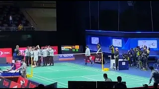 Winning Celebration of Team India at the Thomas Cup 2022 | India assured of a bronze |