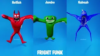 Popular Fortnite Dances with Garten Of Banban Characters, Starlit,  Scenario, Fright Funk