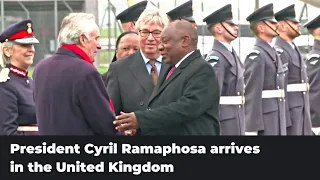 President Cyril Ramaphosa arrives in The United Kingdom | Presidency ZA