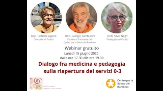 Dialogo tra medicina e pedagogia sulla riapertura dei servizi 0 3