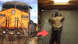 TRAIN CRASH BAIT TRUCK PRANK