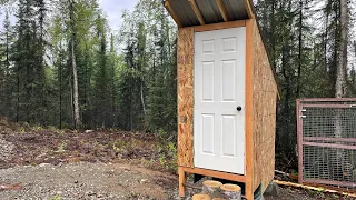 We Built an Outhouse! | Luxury Off Grid in Alaska