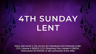 18 March 2023 - Fourth Sunday of Lent