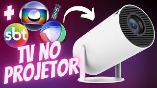 COMO TER TV + CANAIS no Mini Projetor Inteligente SUPER BARATO!