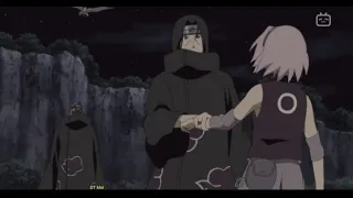 Uchiha Itachi x Haruno Sakura  Moments (Naruto: Road to Ninja - The Movie)