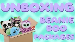 OPENING BEANIE BOO PACKAGES