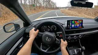 2023 HONDA CR-V HYBRID POV Drive | Much Better Than the 1.5T!!