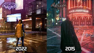 These Two Games are 7 Years Apart - Gotham Knights vs Arkham Knight