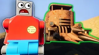 We Got Chased By a Lego Ghost Truck Driver! - Brick Rigs Roleplay Multiplayer